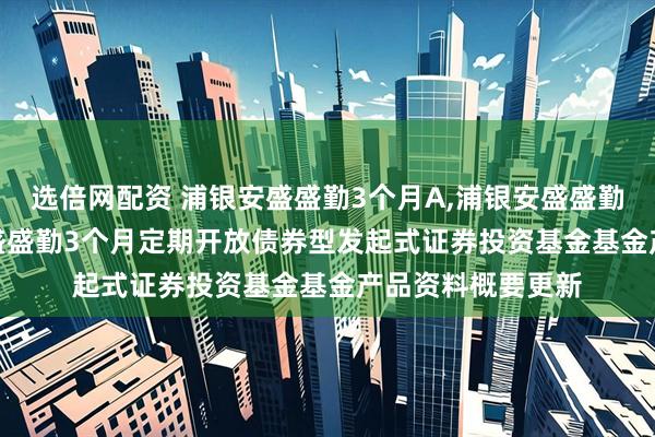 选倍网配资 浦银安盛盛勤3个月A,浦银安盛盛勤3个月C: 浦银安盛盛勤3个月定期开放债券型发起式证券投资基金基金产品资料概要更新